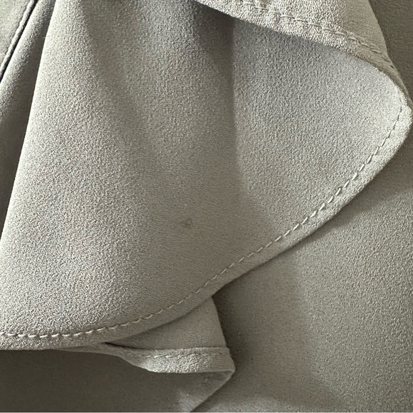 Calvin Klein Ruffled Collar Long Sleeve Blouse Size Large - Picture 10 of 10